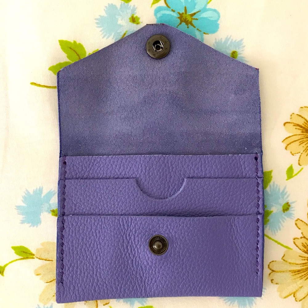 Hand Crafted Purple Wallet